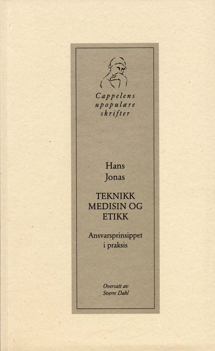 Omslag Teknikk, medisin og etikk av Hans Jonas (Heftet)