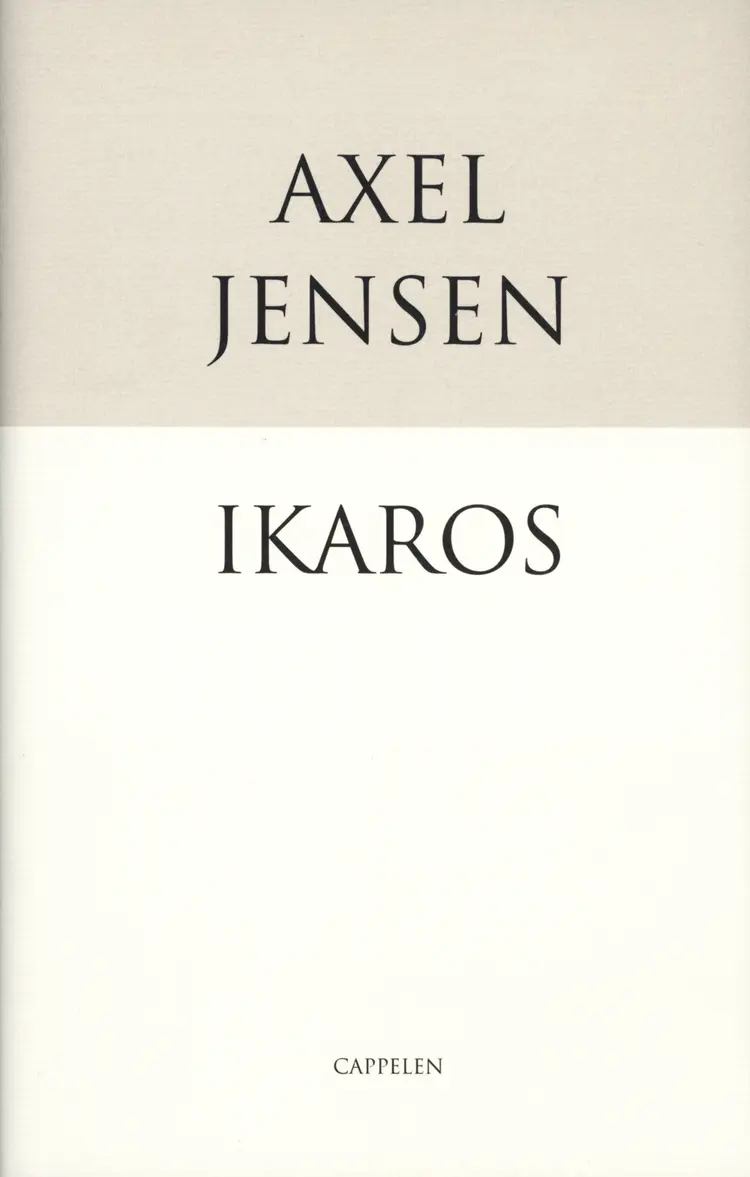 Omslag Ikaros av Axel Jensen (Innbundet)