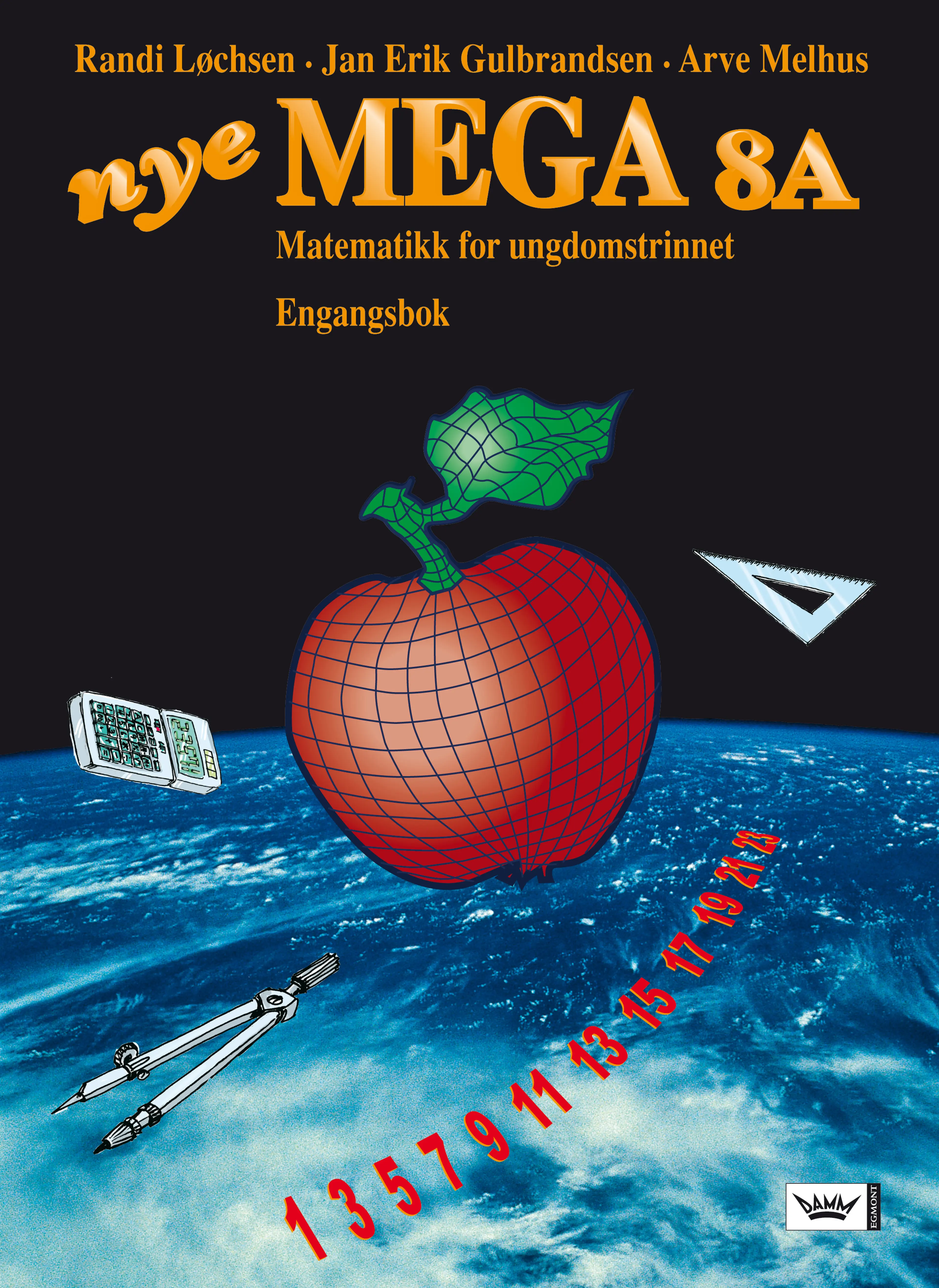 Omslag Nye Mega 8A engangsbok bm av Jan Erik Gulbrandsen, Arve Melhus og Randi Løchsen (Heftet)