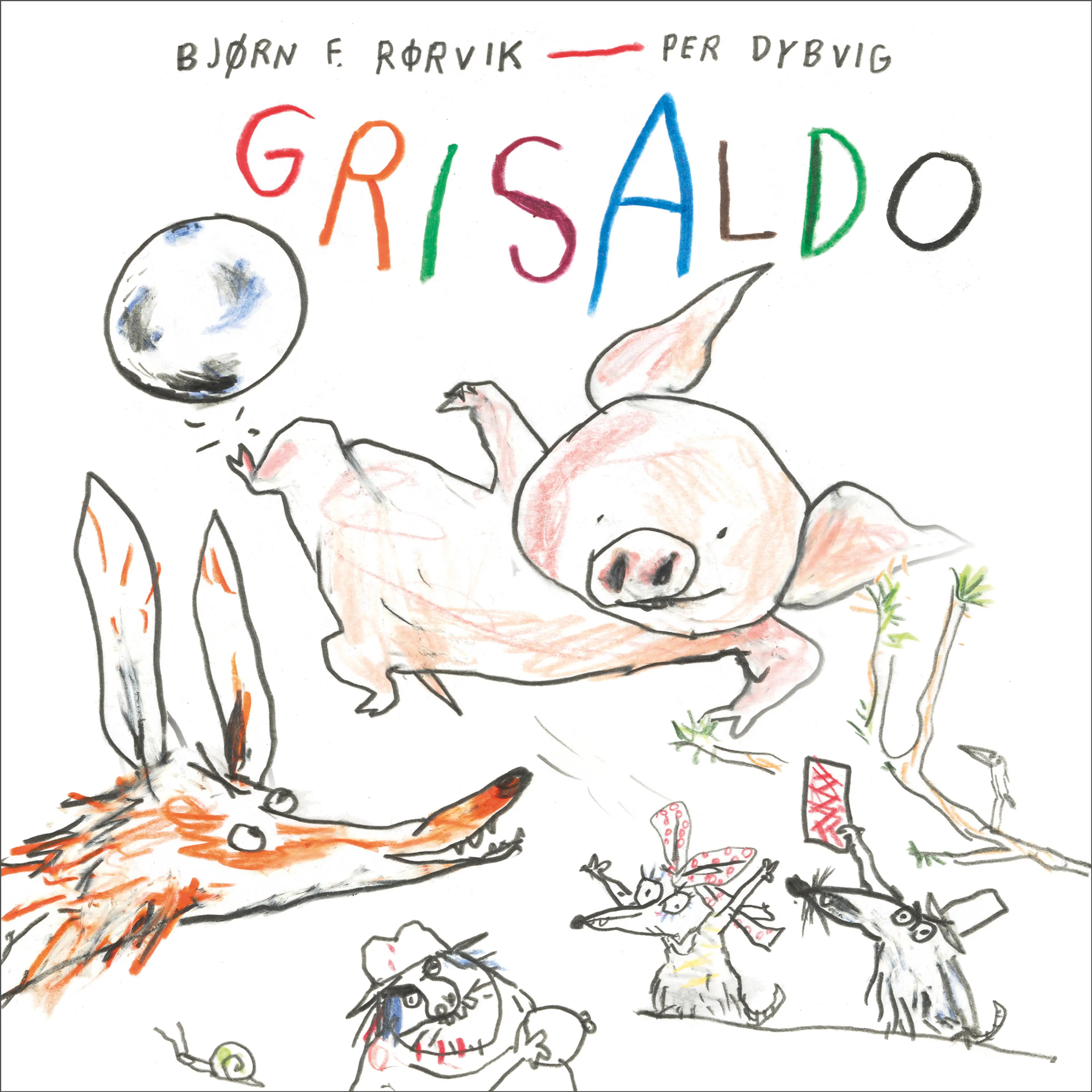 Omslag Grisaldo av Bjørn F. Rørvik (Lydbok)