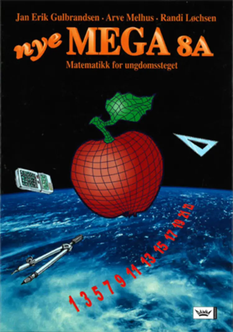 Omslag Nye Mega 8A elevbok nyn av Jan Erik Gulbrandsen, Arve Melhus og Randi Løchsen (Innbundet)