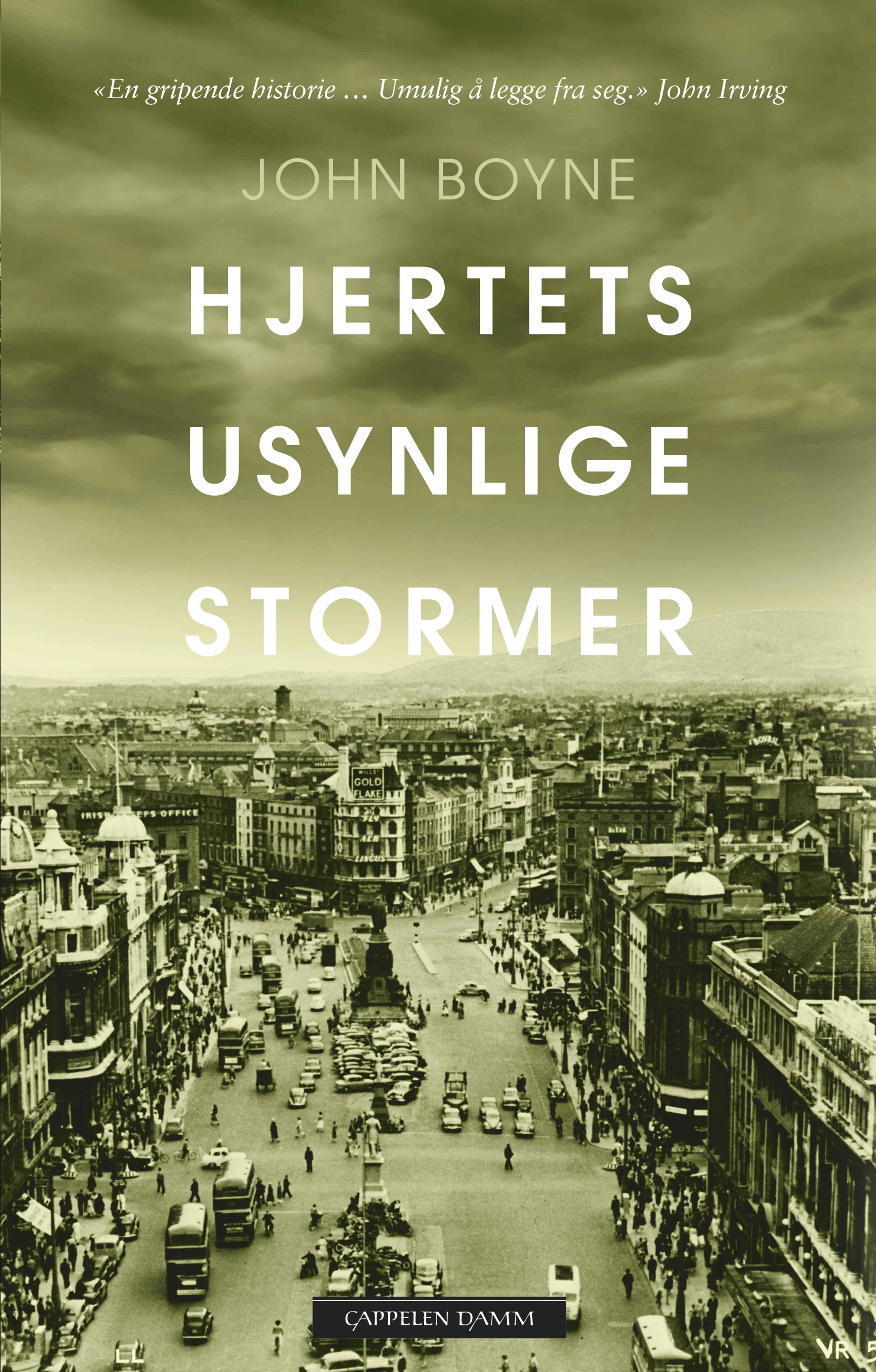 Omslag Hjertets usynlige stormer av John Boyne (Innbundet)