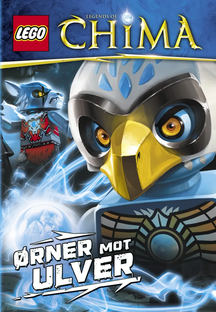 Omslag LEGO® LEGENDS OF CHIMA™ - Ørner mot ulver av Greg Farshtey (Innbundet)