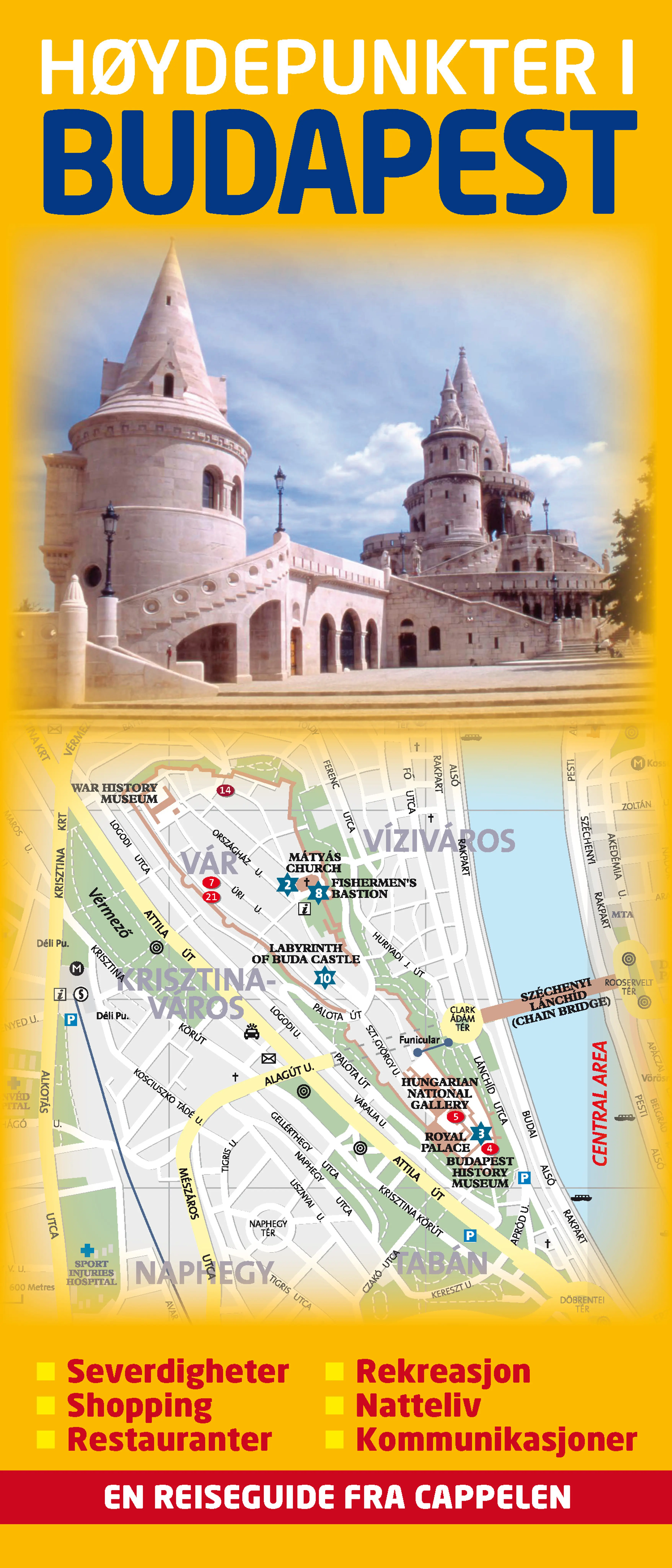 Omslag Høydepunkter i Budapest (Innbundet)