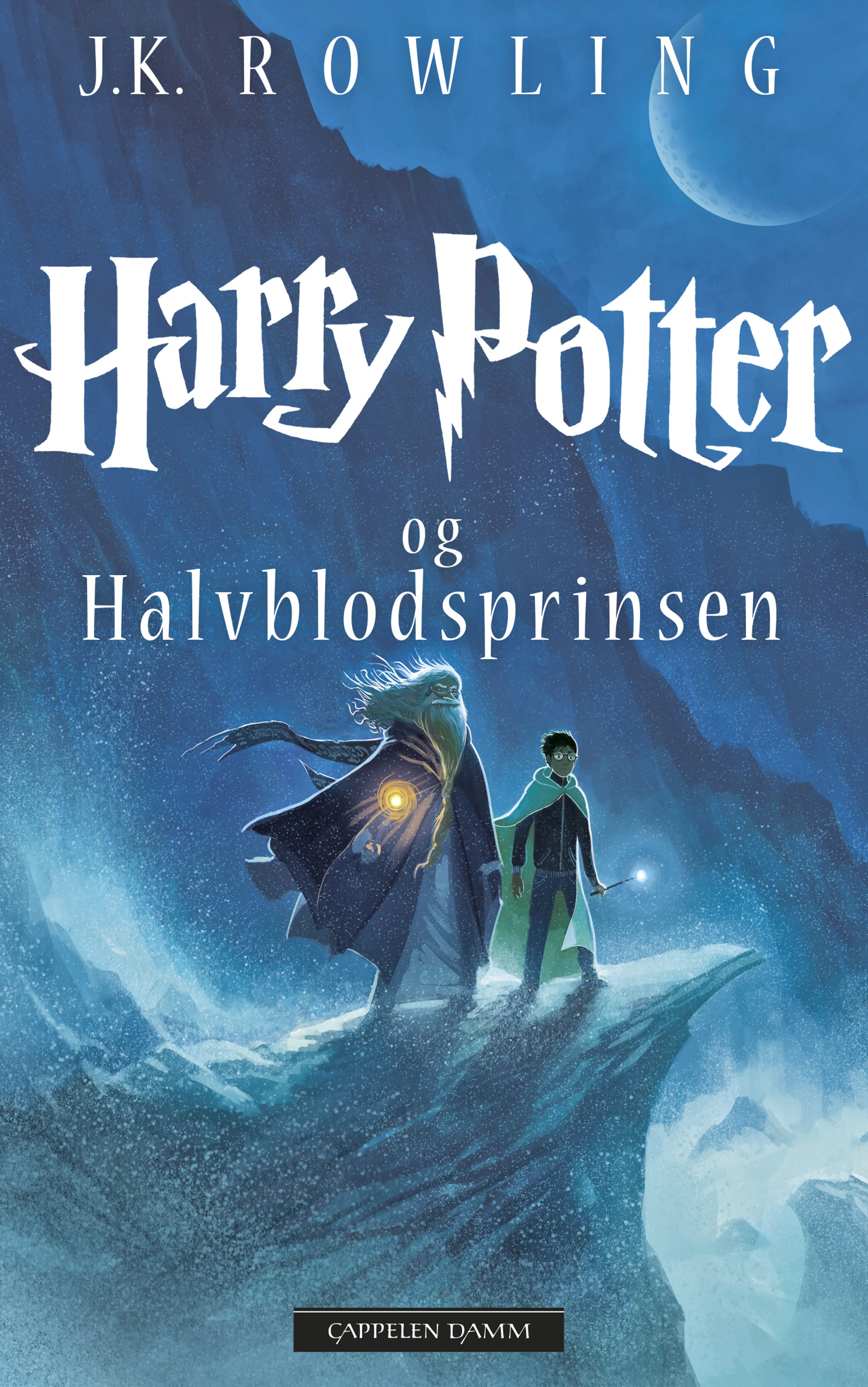 Omslag Harry Potter og Halvblodsprinsen av J.K. Rowling (Heftet)
