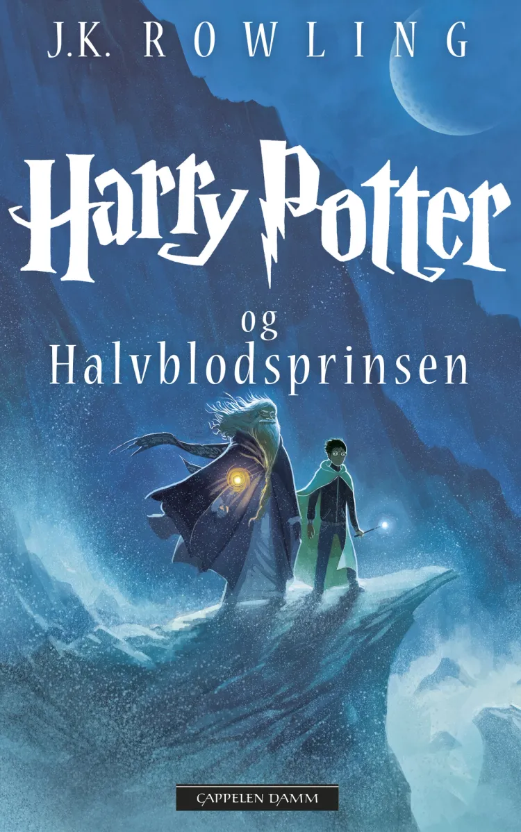 Omslag Harry Potter og Halvblodsprinsen av J.K. Rowling (Heftet)