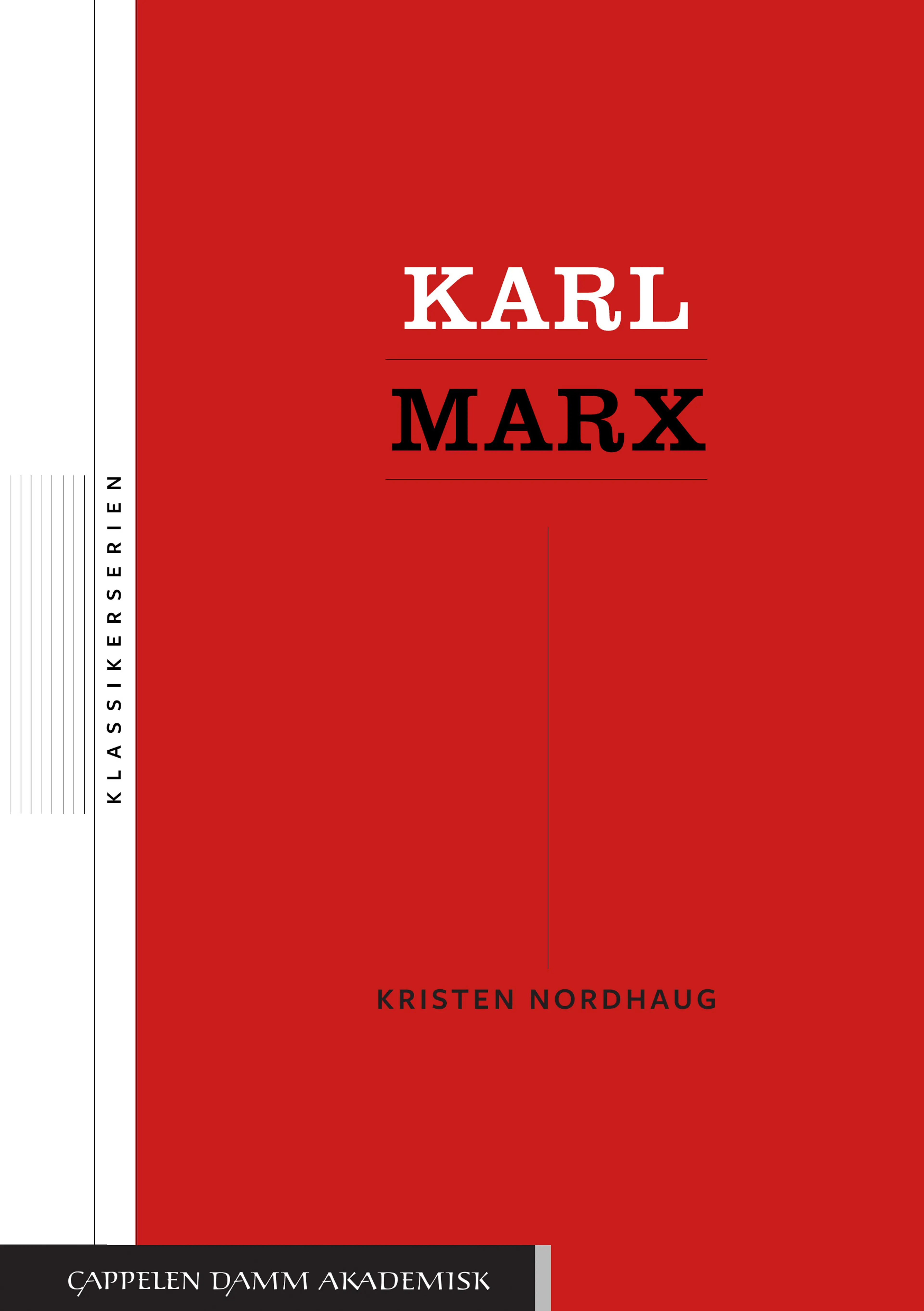 Omslag Karl Marx av Kristen Nordhaug (Heftet)