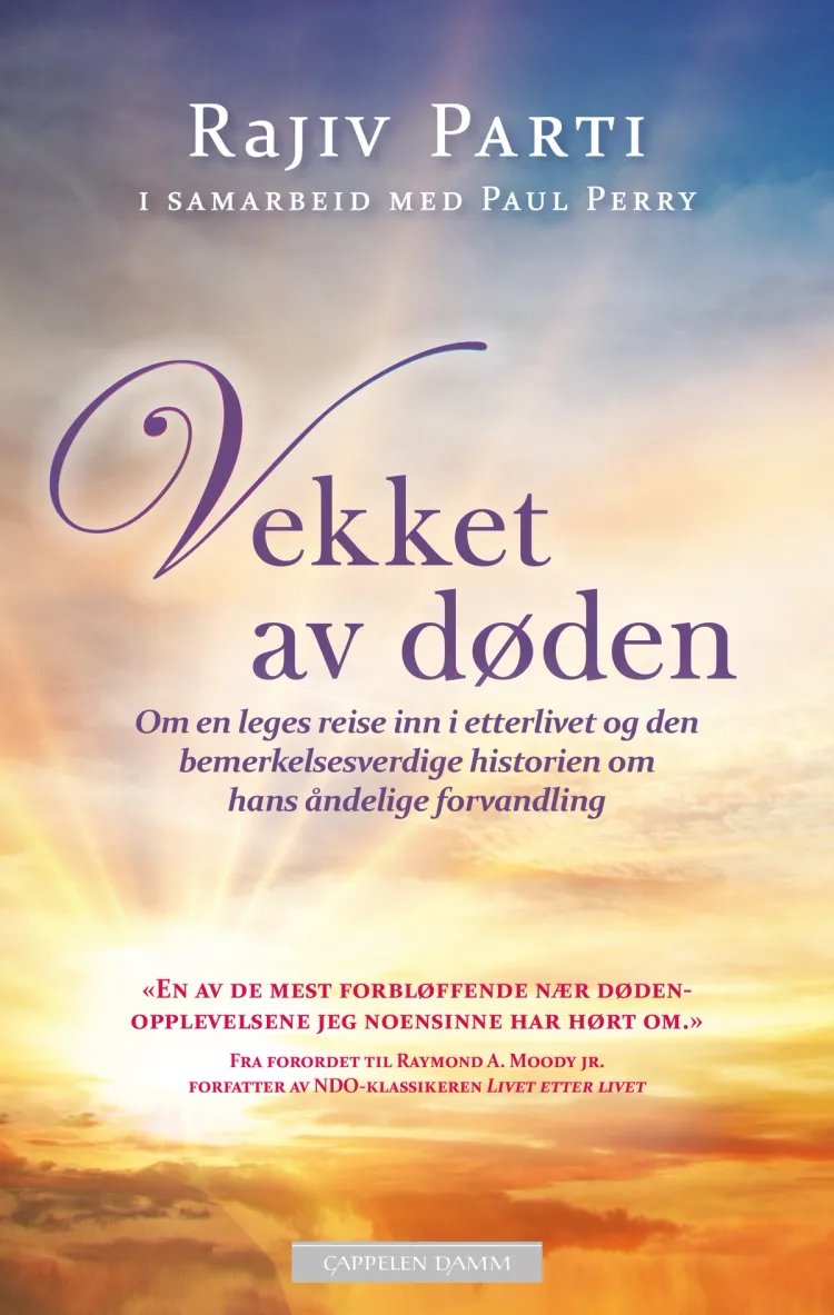 Omslag Vekket av døden av Rajiv Parti (Heftet)