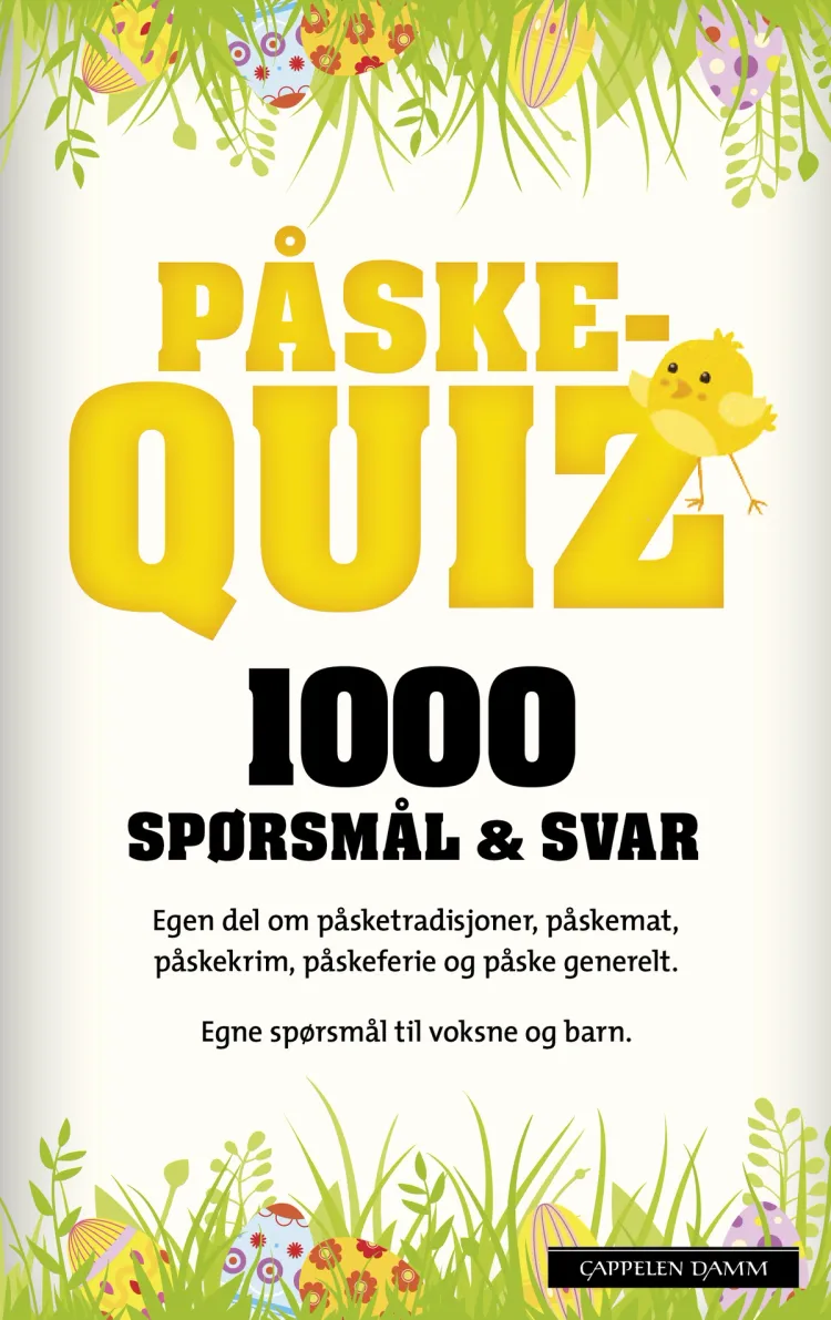 Omslag Påskequiz 2017 av Marit O. Bromark (Heftet)