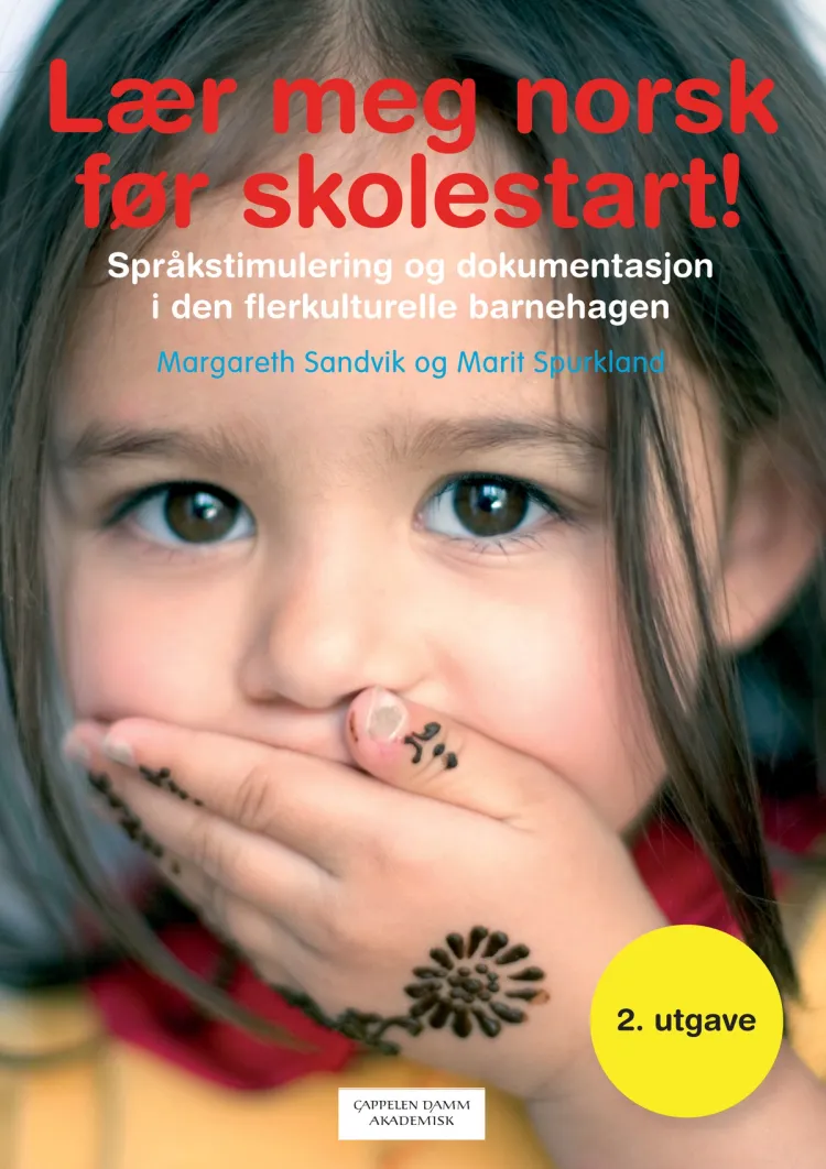 Omslag Lær meg norsk før skolestart! av Margareth Sandvik og Marit Spurkland (Heftet)