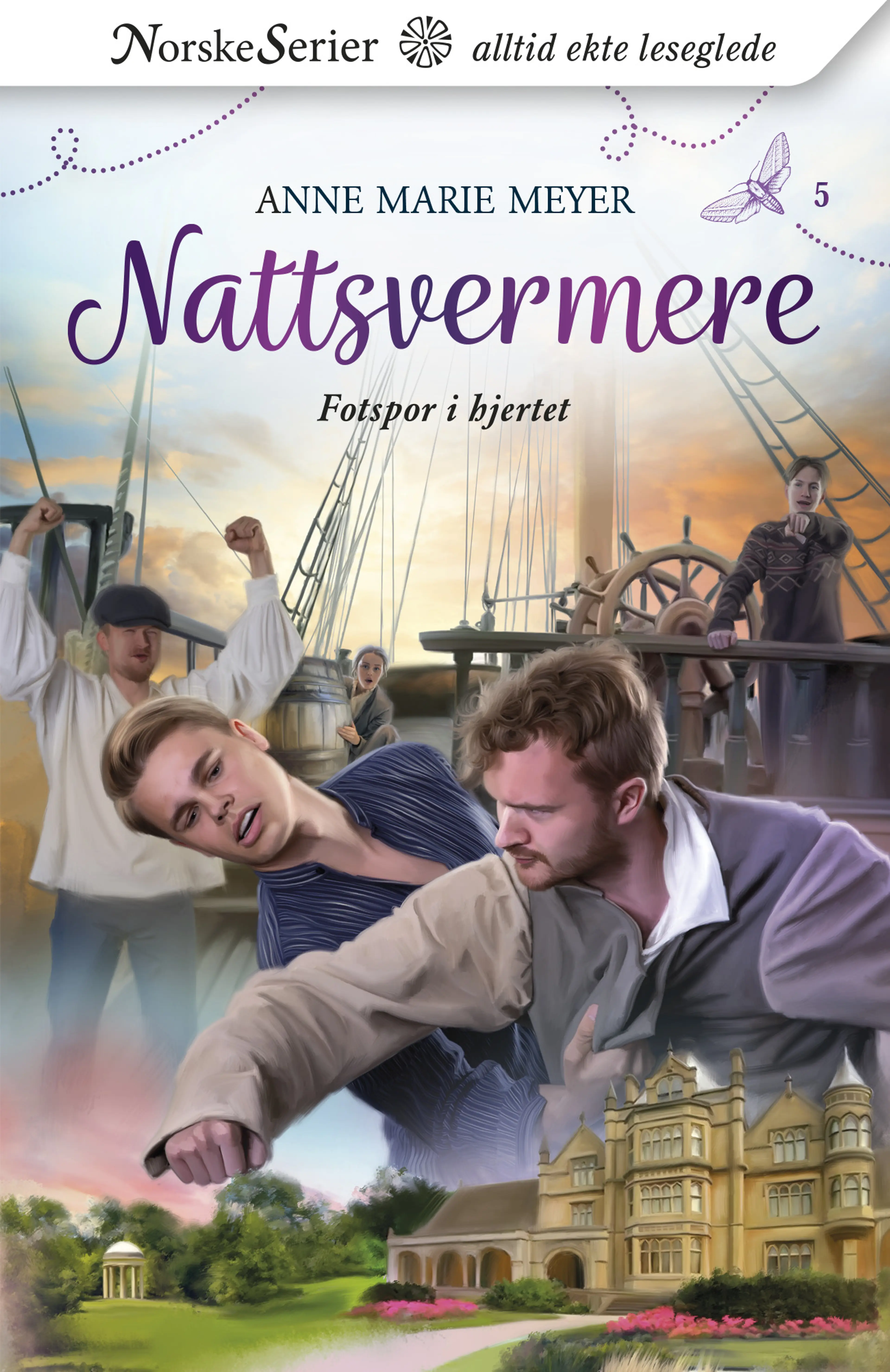 Omslag Fotspor i hjertet av Anne Marie Meyer (Ebok)
