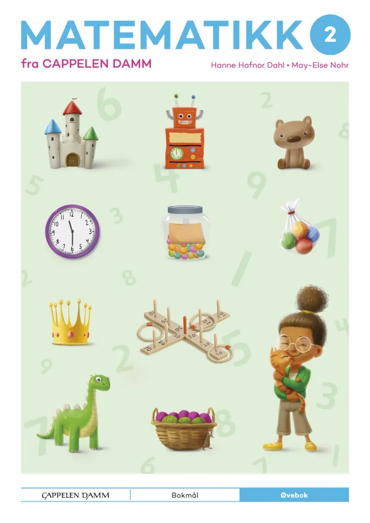 Omslag Matematikk 2 fra Cappelen Damm Øvebok av Hanne Hafnor Dahl og May-Else Nohr (Heftet)