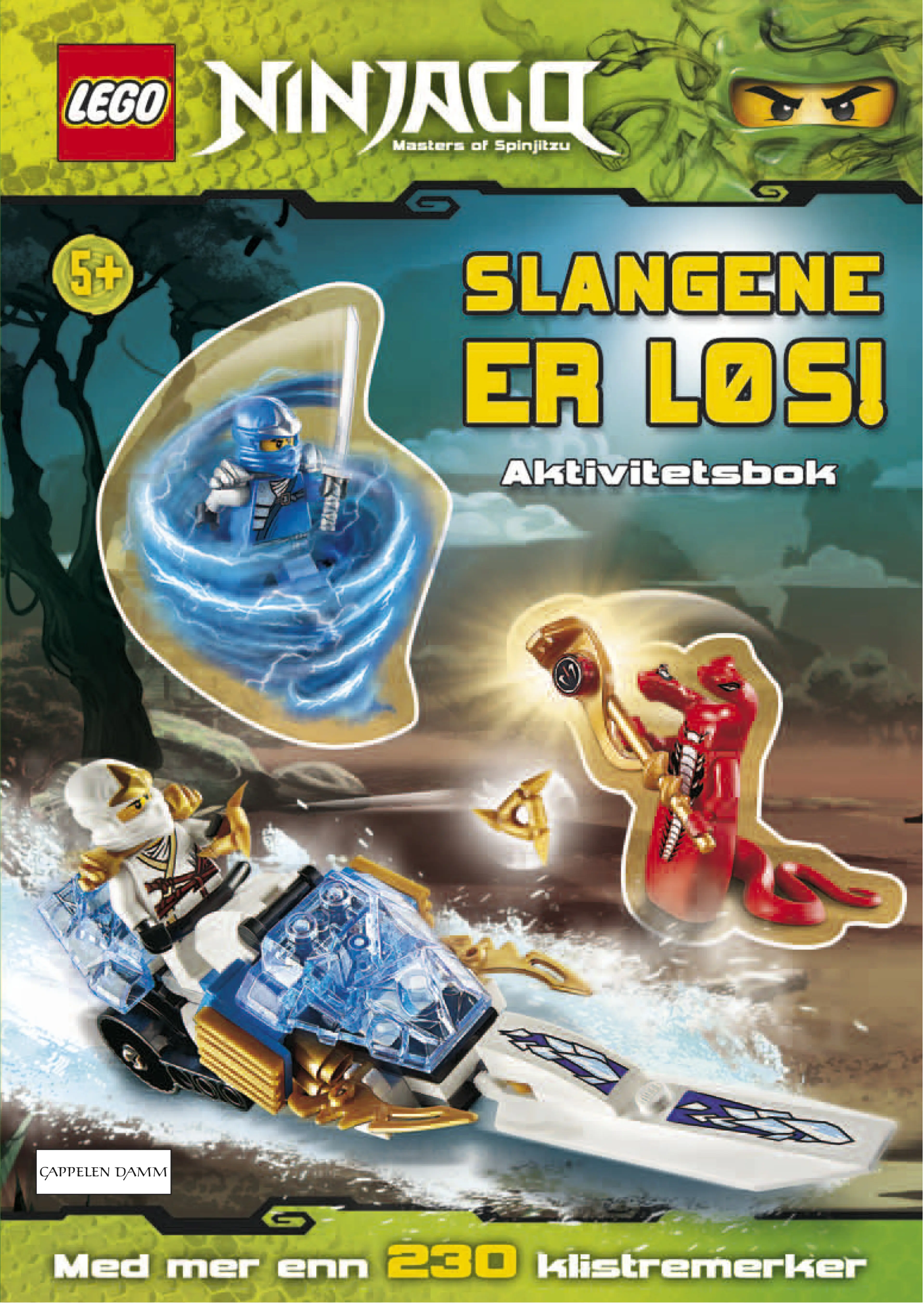 Omslag LEGO® Ninjago  - Slangene er løs! (Heftet)