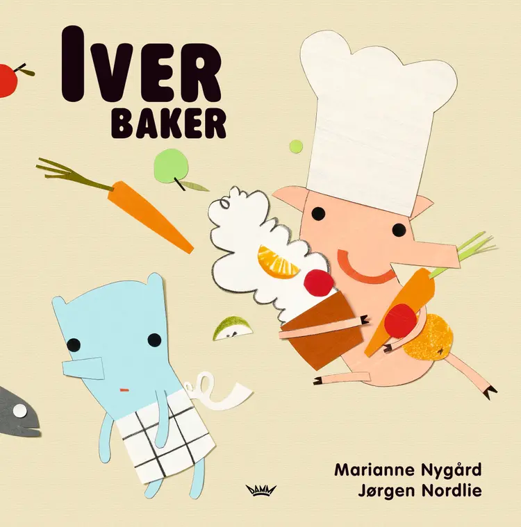 Omslag Iver baker av Marianne Nygård og Jørgen Nordlie (Innbundet)