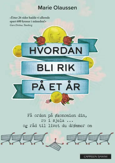 Omslag Hvordan bli rik på et år av Marie Olaussen (Innbundet)