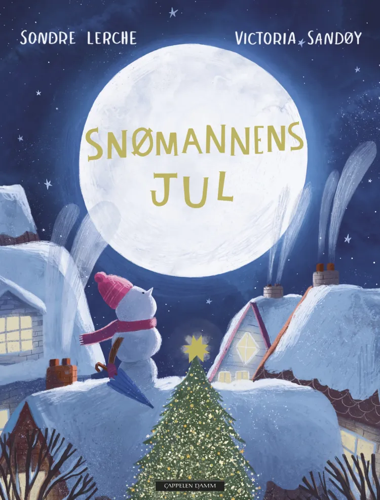 Omslag Snømannens jul av Sondre Lerche (Innbundet)