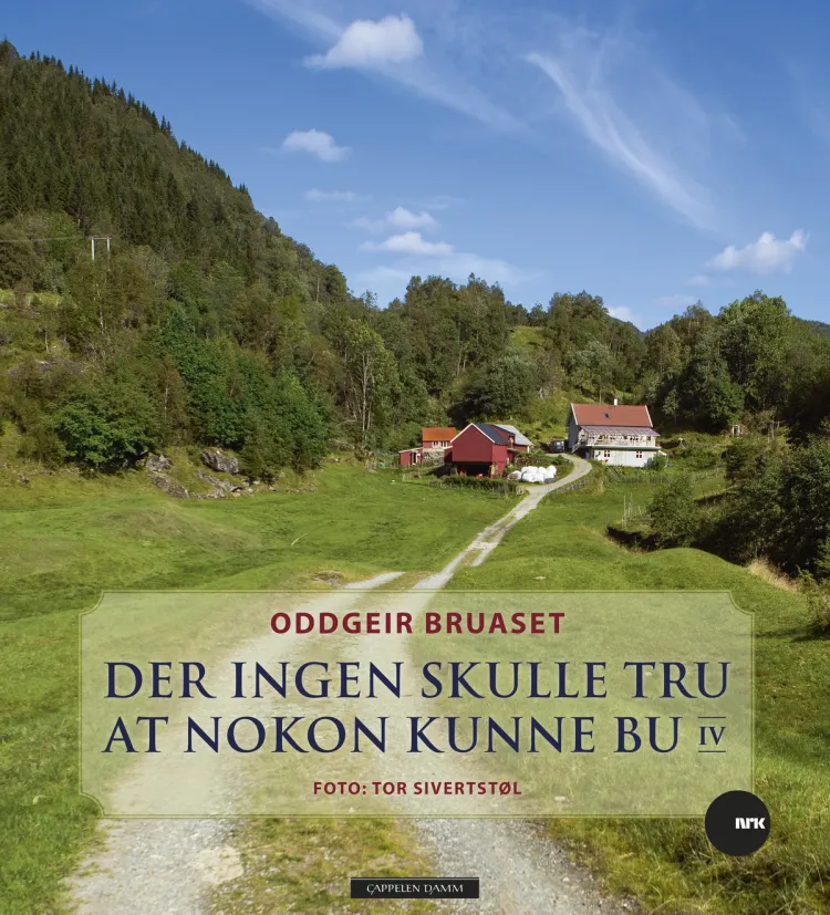 Omslag Der ingen skulle tru at nokon kunne bu IV av Oddgeir  Bruaset (Innbundet)