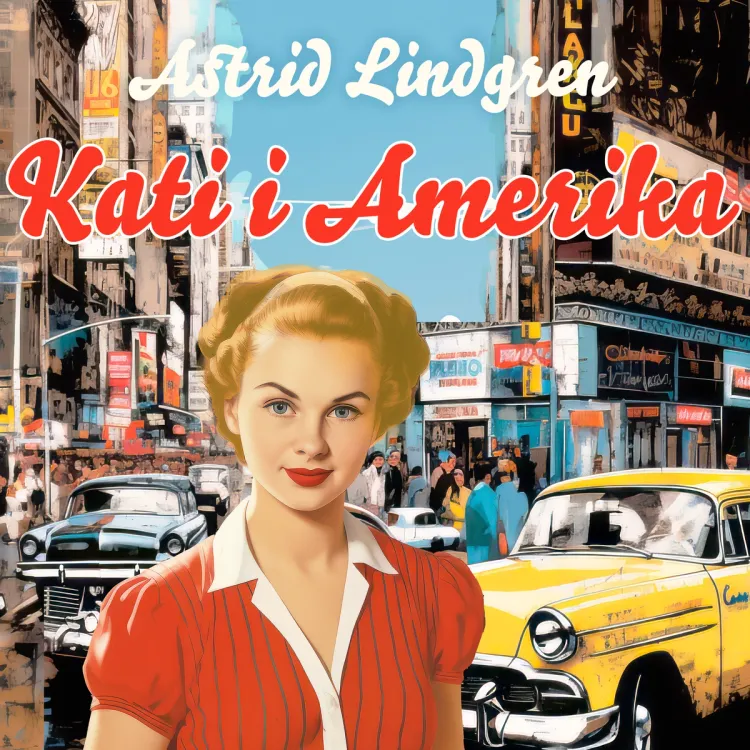 Omslag Kati i Amerika av Astrid Lindgren (Lydbok)