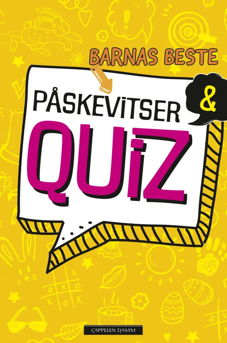 Omslag Barnas beste påskevitser og QUIZ (Innbundet)