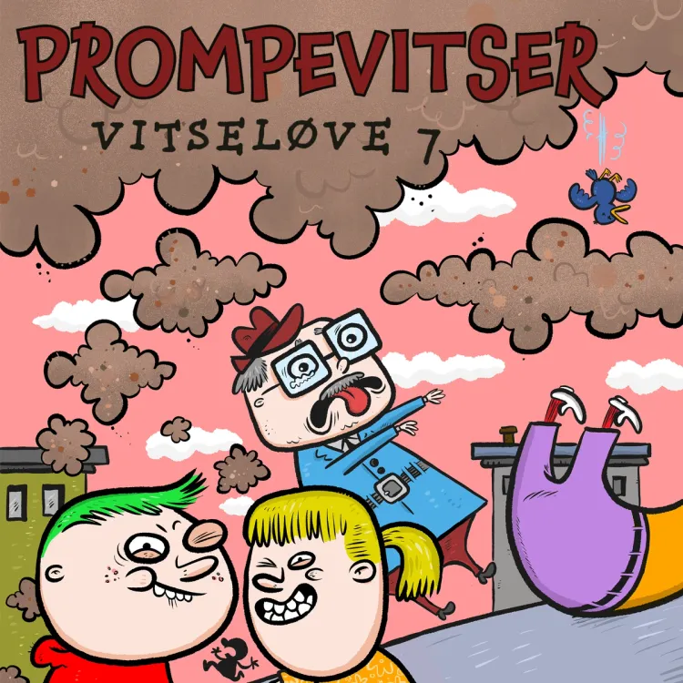 Omslag Vitseløve 7 - Prompevitser av Flere (Lydbok)
