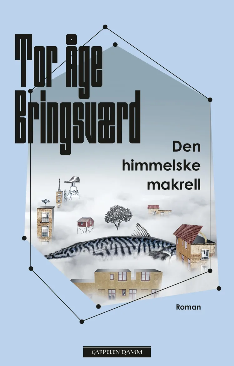Omslag Den himmelske makrell av Tor Åge Bringsværd (Innbundet)