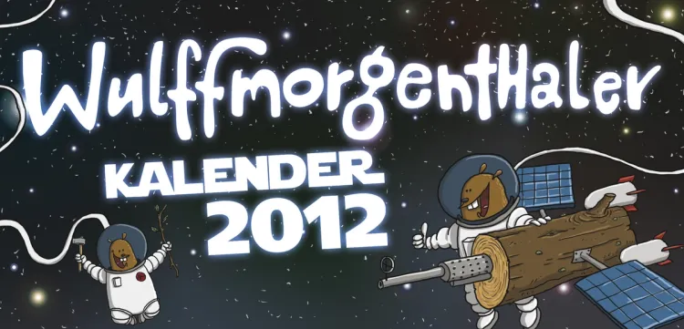 Omslag WuMo bordkalender 2012 av Mikael Wulff og Anders Morgenthaler (Innbundet)