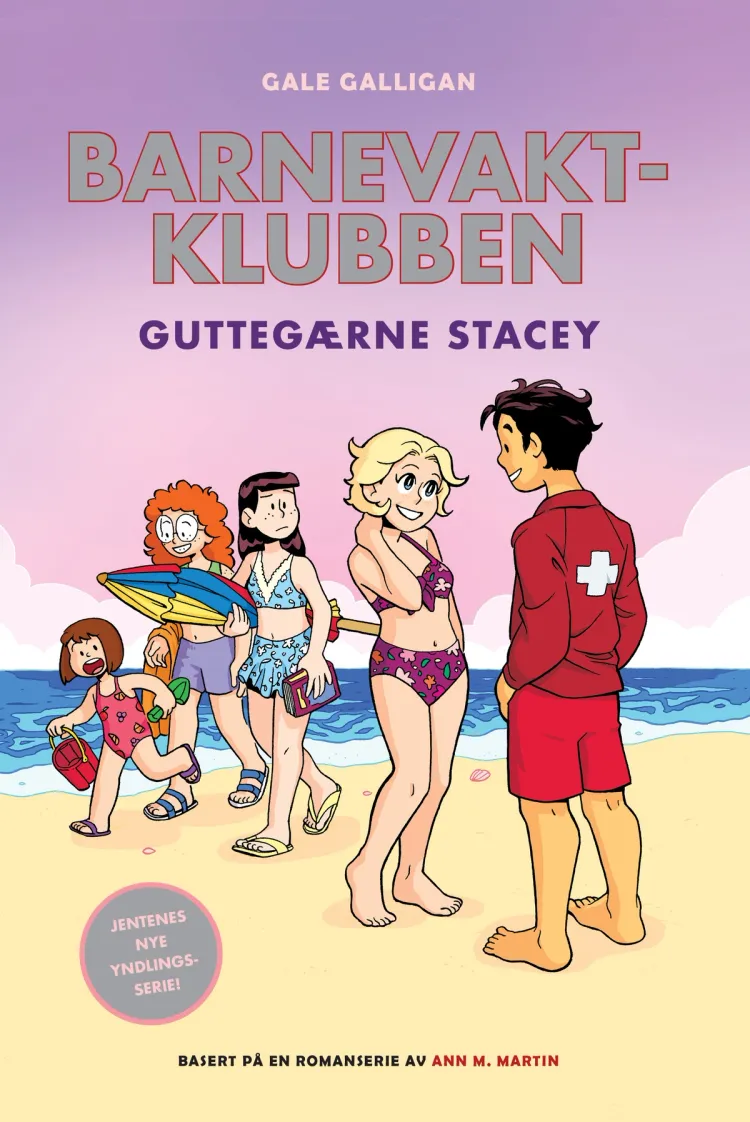 Omslag Barnevaktklubben 6: Guttegærne Stacey av Gale Galligan (Innbundet)