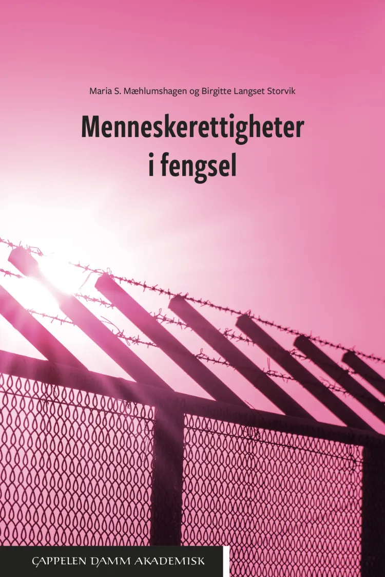 Omslag Menneskerettigheter i fengsel av Maria Mæhlumshagen og Birgitte Langset Storvik (Ebok)