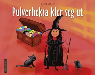 Omslag Pulverheksa kler seg ut av Ingunn Aamodt (Innbundet)