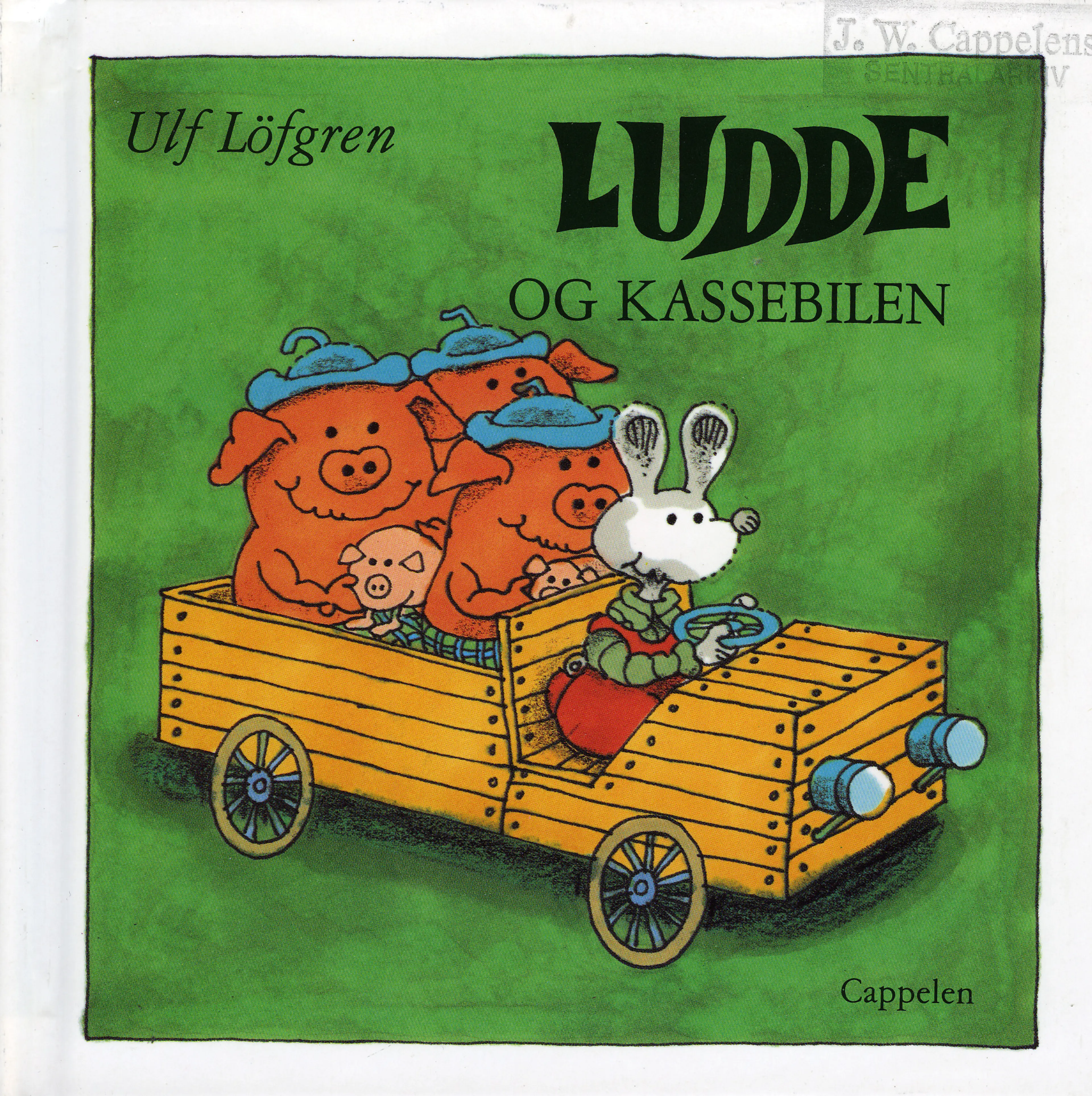 Omslag Ludde og kassebilen av Ulf Löfgren (Innbundet)