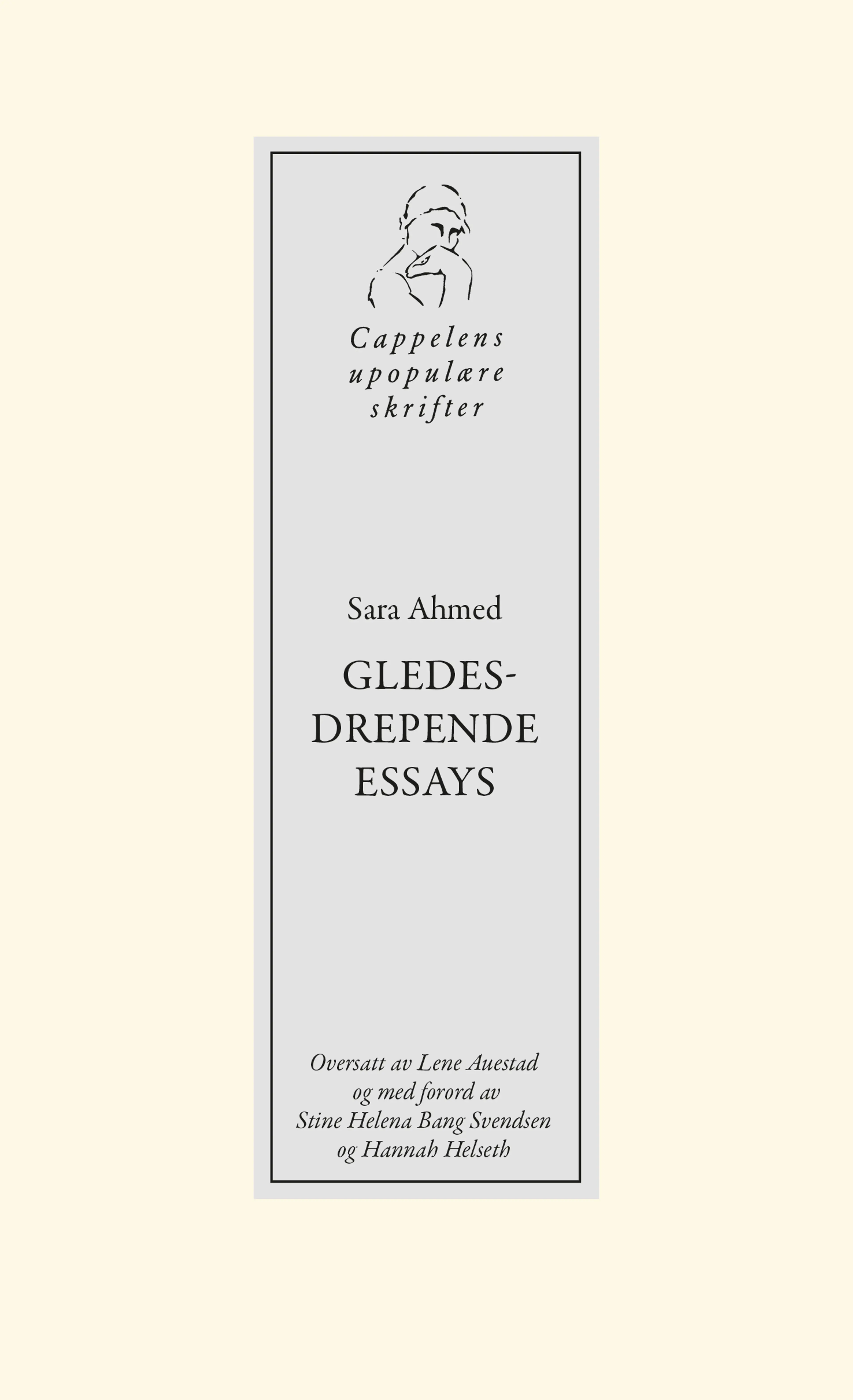 Omslag Gledesdrepende essays av Sara Ahmed (Heftet)