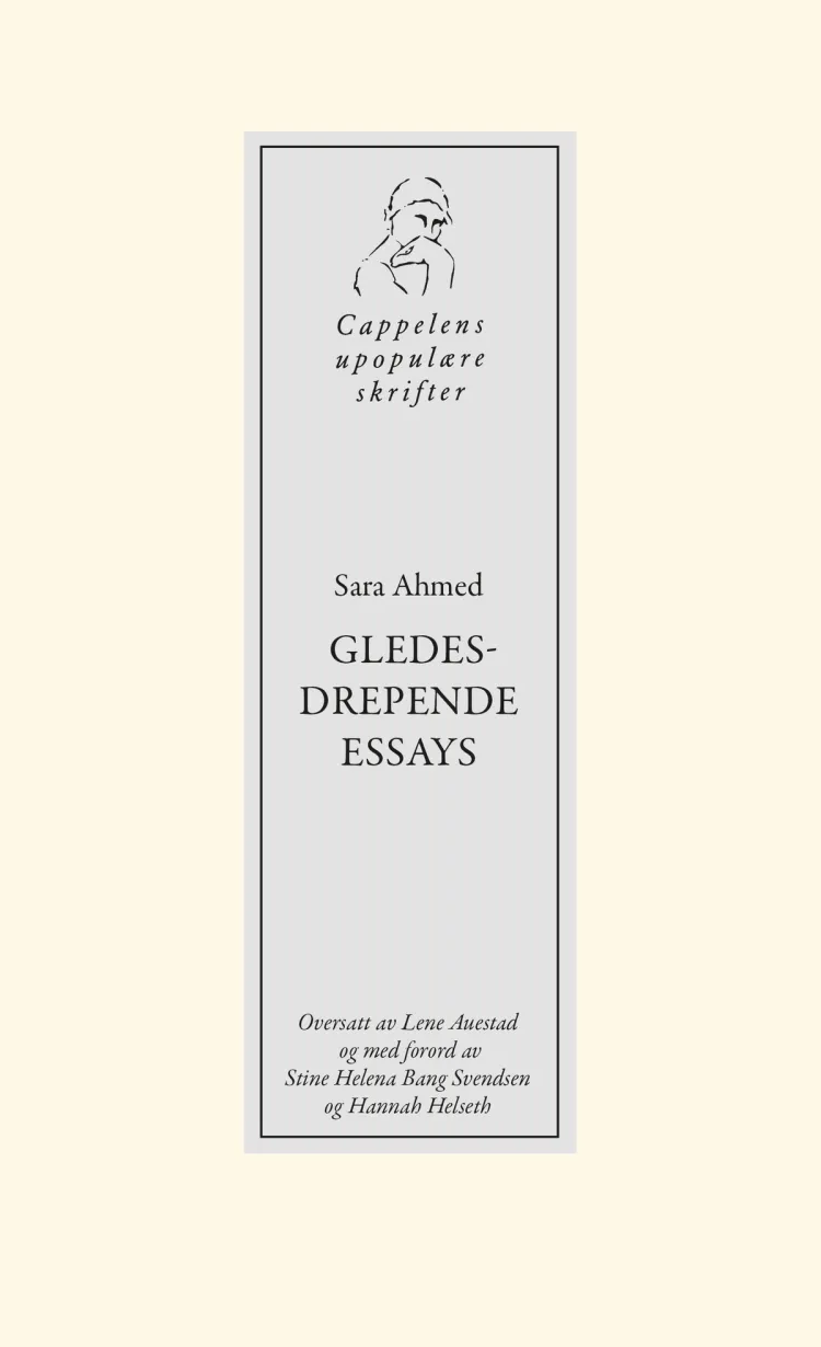 Omslag Gledesdrepende essays av Sara Ahmed (Heftet)
