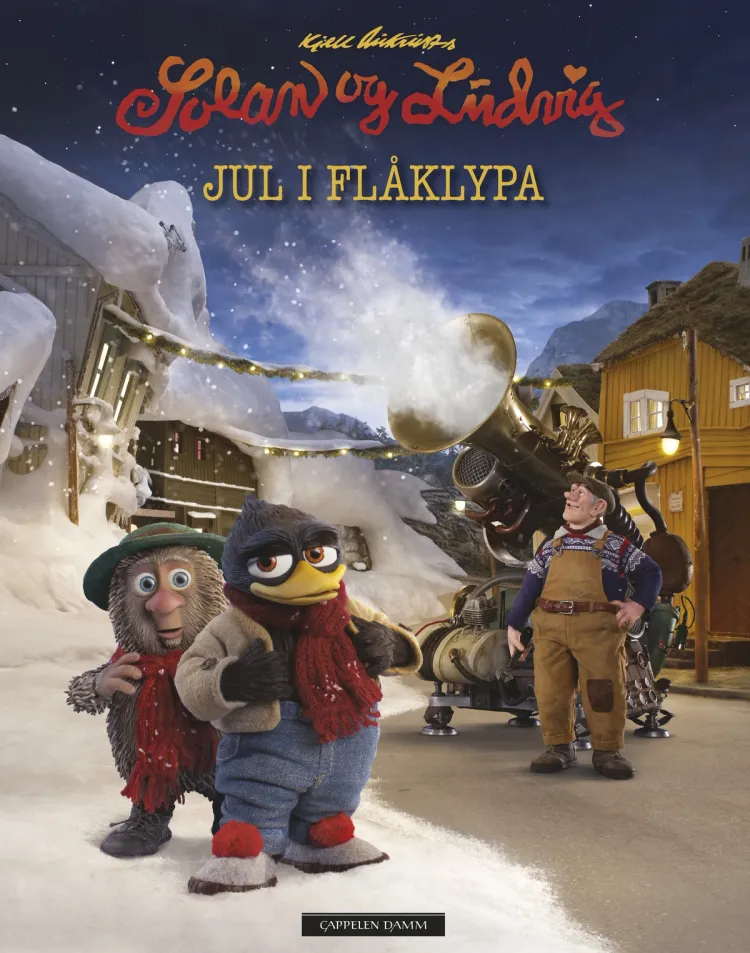 Omslag Solan og Ludvig - Jul i Flåklypa: Filmbok av Maipo Film AS og Karsten Fullu (Innbundet)