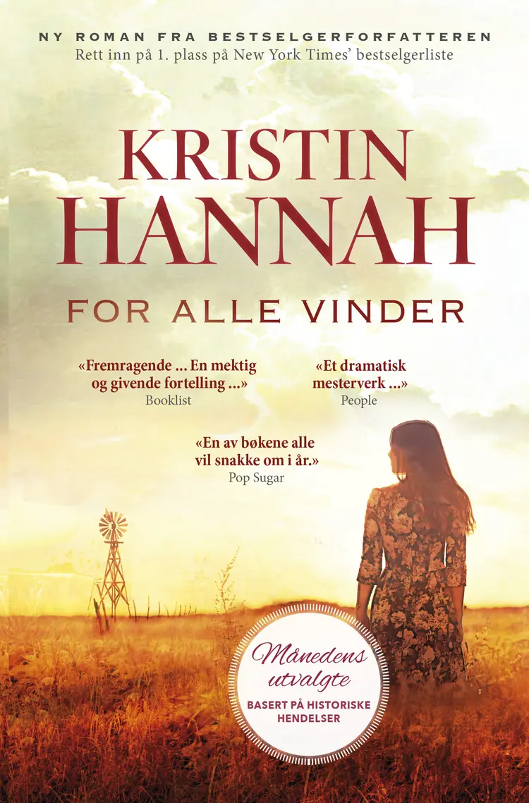 Omslag For alle vinder - spesialutgave Norli av Kristin Hannah (Innbundet)