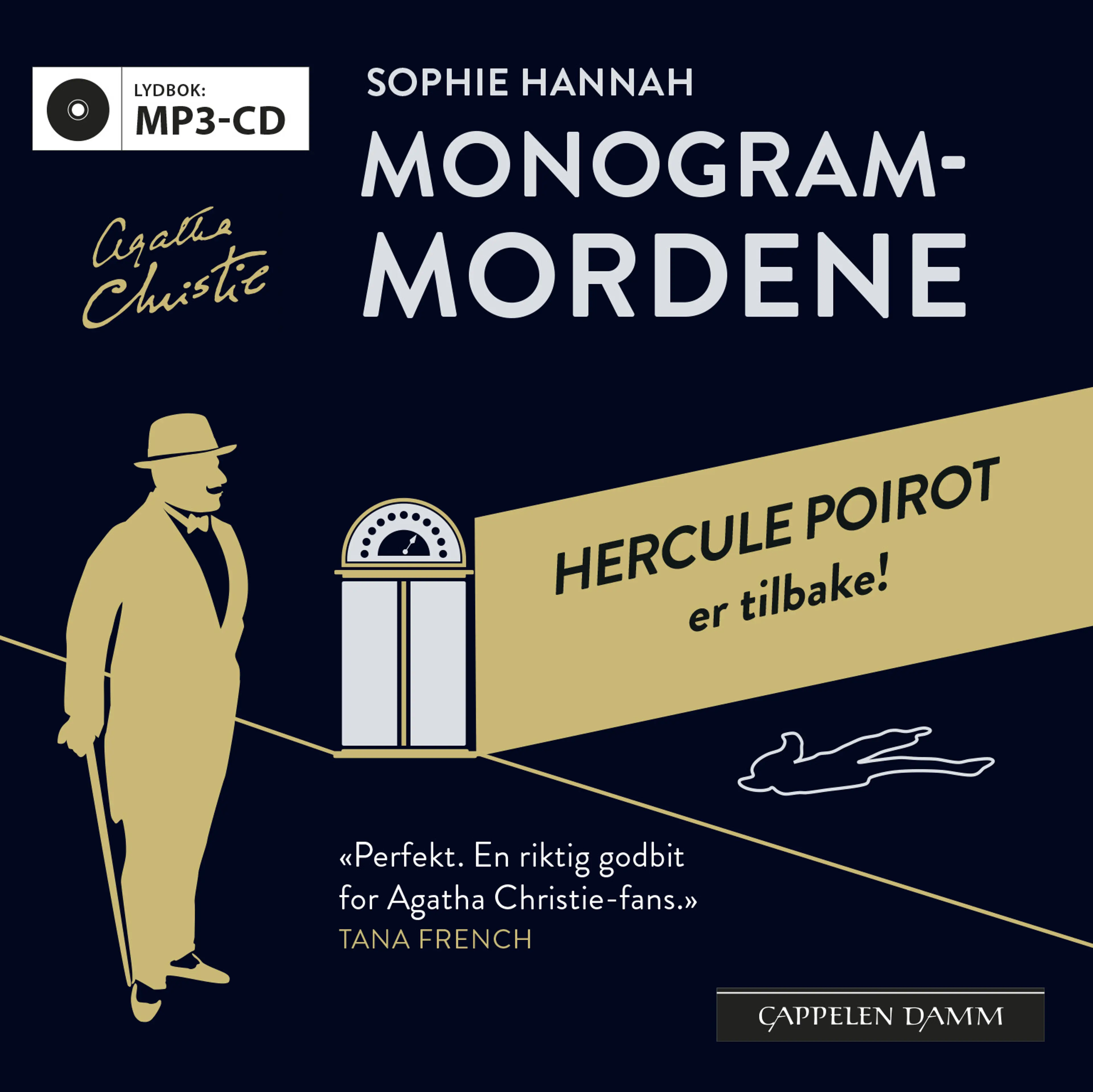Omslag Monogram-mordene av Sophie Hannah (CD)
