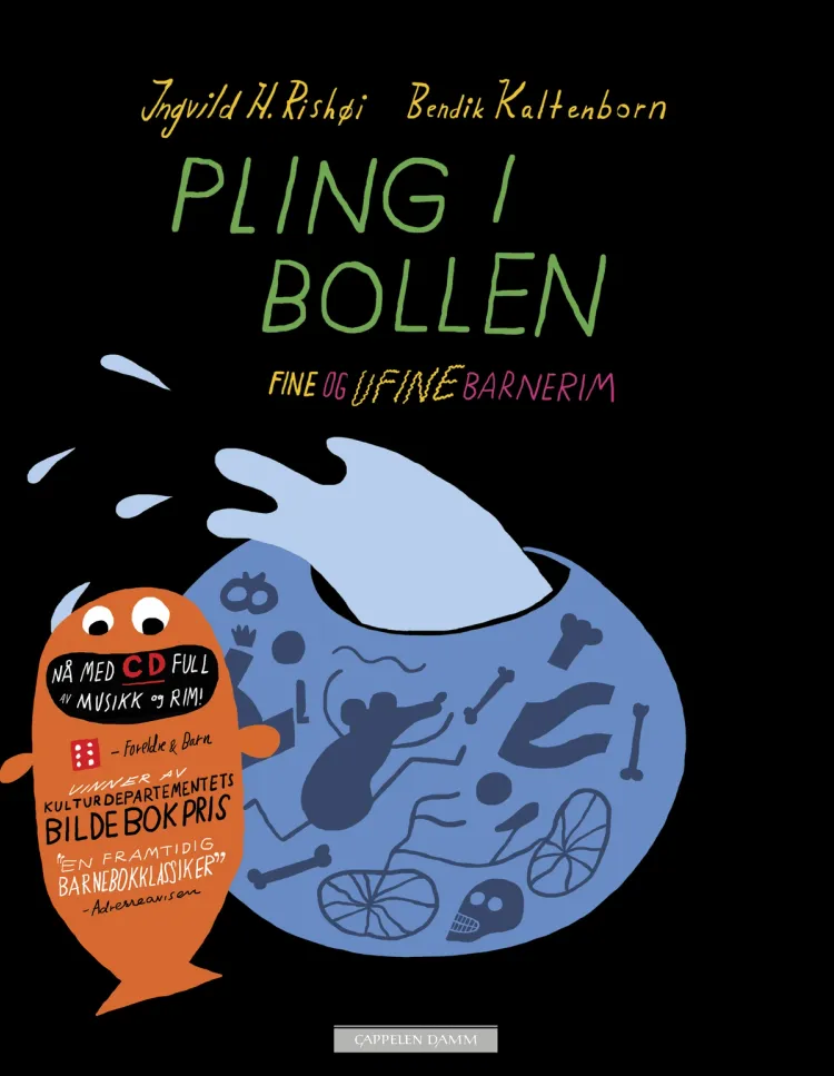 Omslag Pling i bollen med CD av Ingvild H. Rishøi (Innbundet)