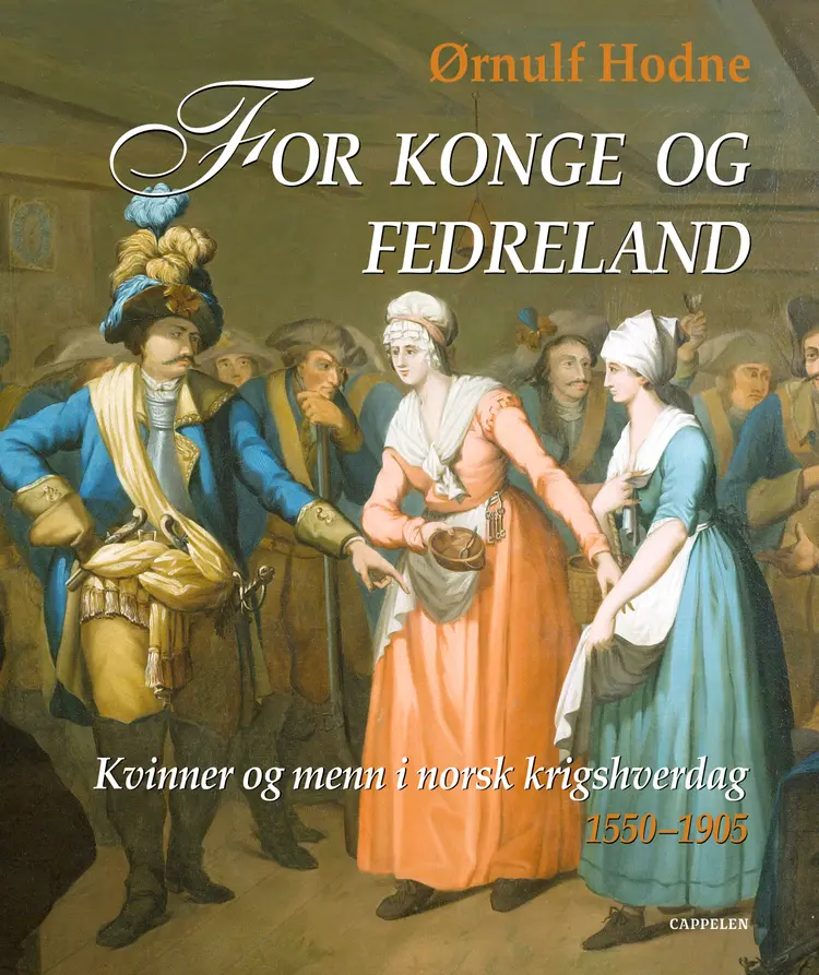 Omslag For konge og fedreland av Ørnulf Hodne (Innbundet)