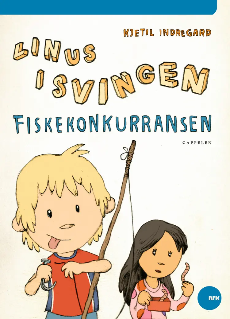 Omslag Linus i svingen - Fiskekonkurransen av Kjetil Indregard (Innbundet)