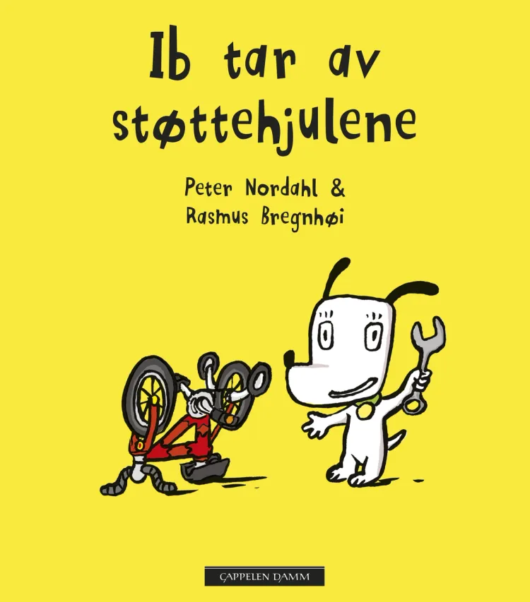 Omslag Ib tar av støttehjulene av Peter Nordahl (Innbundet)