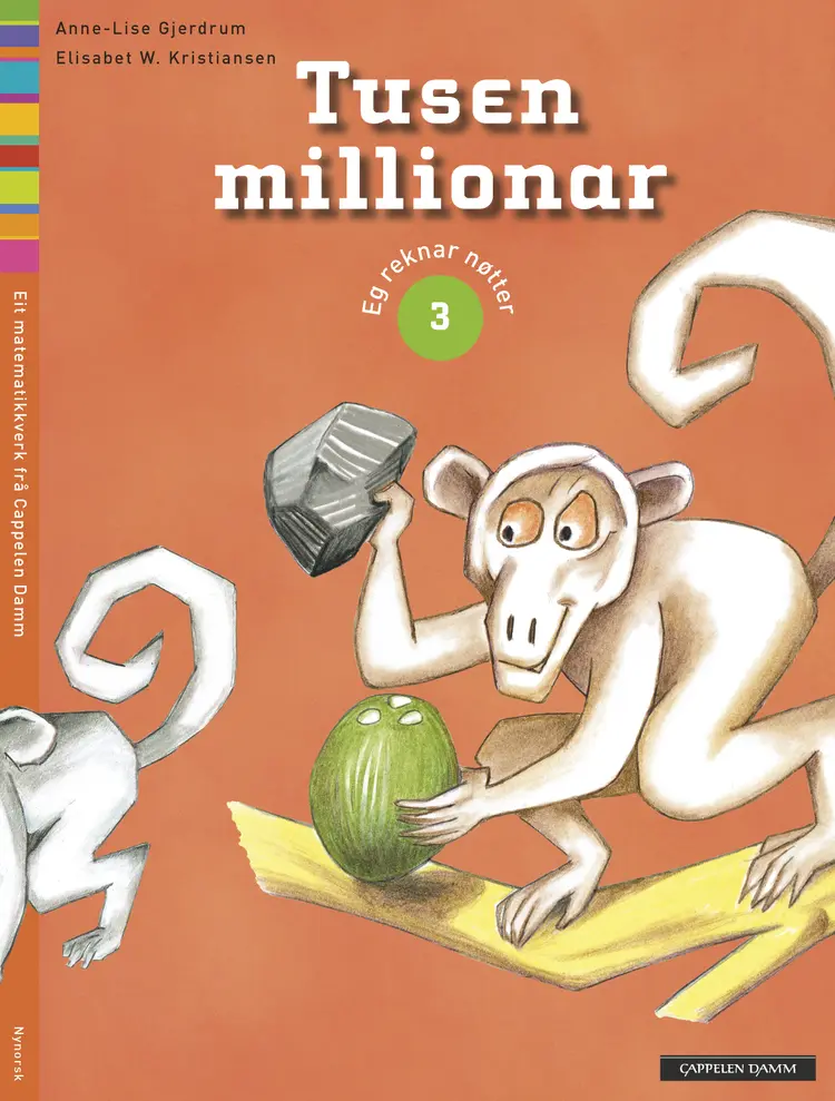 Omslag Tusen millionar 3 Eg reknar nøtter av Anne-Lise Gjerdrum (Heftet)