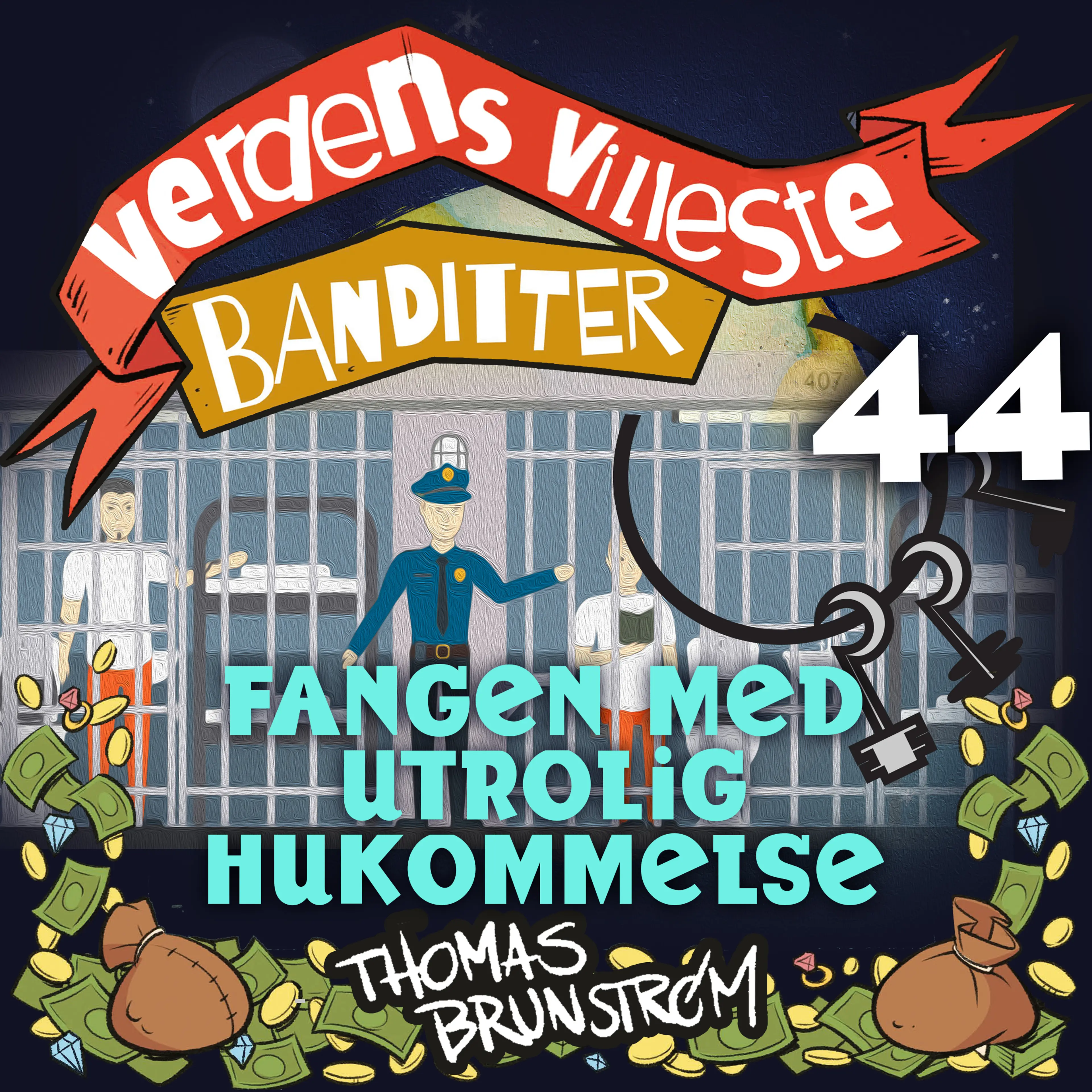 Omslag Fangen med utrolig hukommelse av Thomas Brunstrøm (Lydbok)