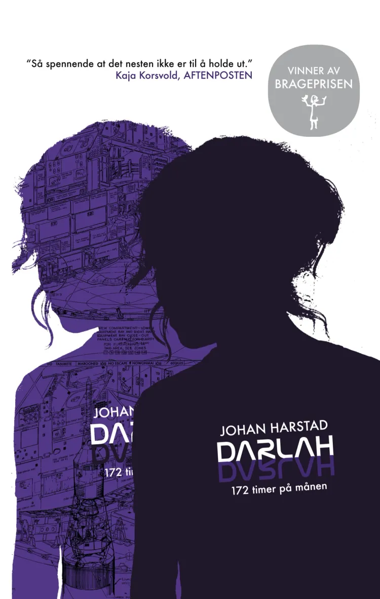 Omslag Darlah - 172 timer på månen av Johan Harstad (Heftet)