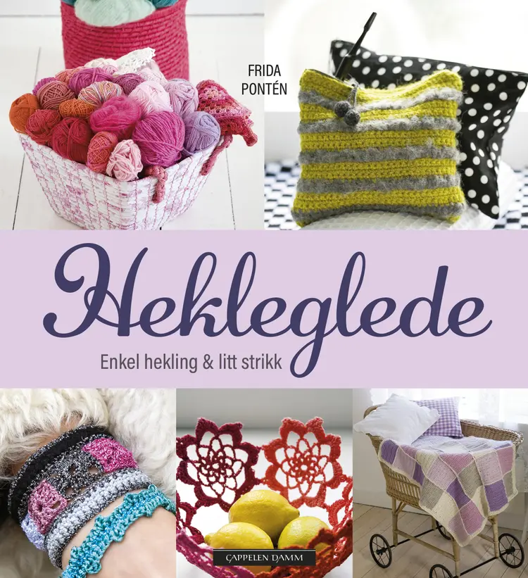 Omslag Hekleglede av Frida Pontén (Innbundet)