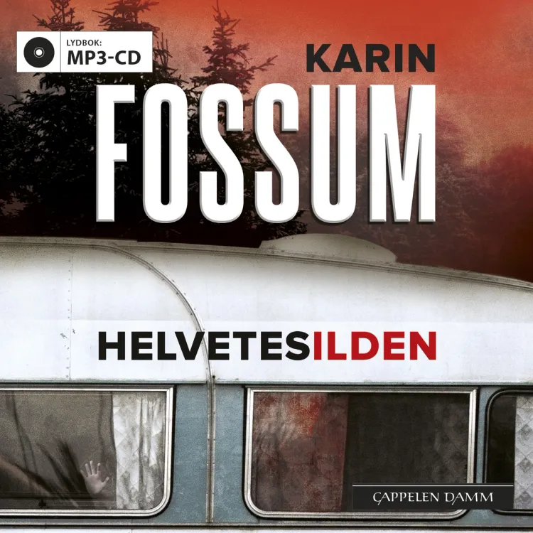 Omslag Helvetesilden av Karin Fossum (CD)