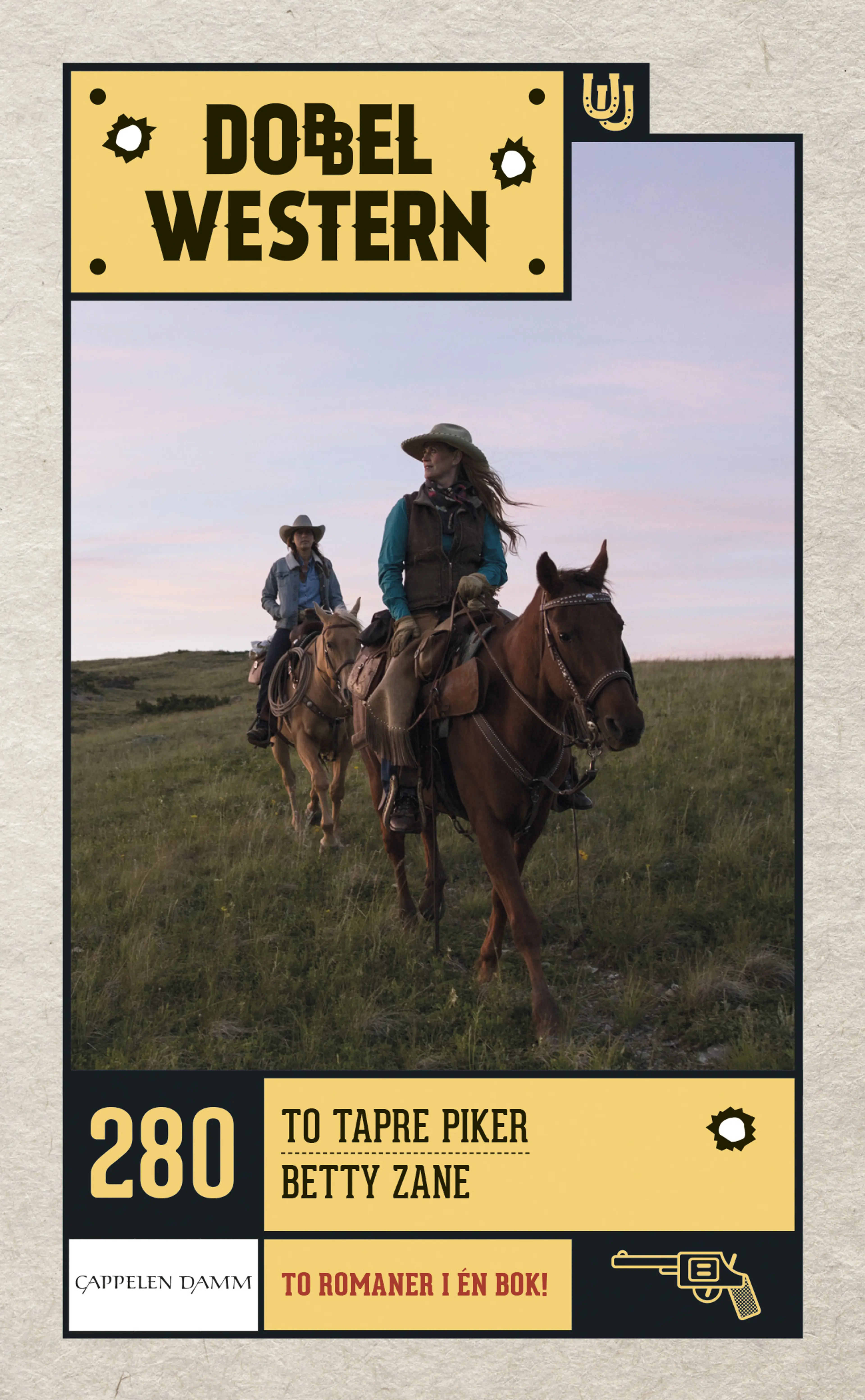 Omslag To tapre piker/Betty Zane av Zane Grey (Heftet)