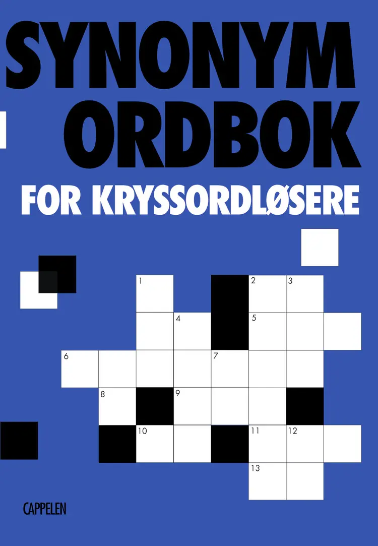 Omslag Synonymordbok for kryssordløsere (Heftet)