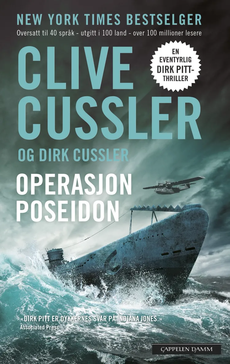 Omslag Operasjon Poseidon av Clive Cussler (Heftet)