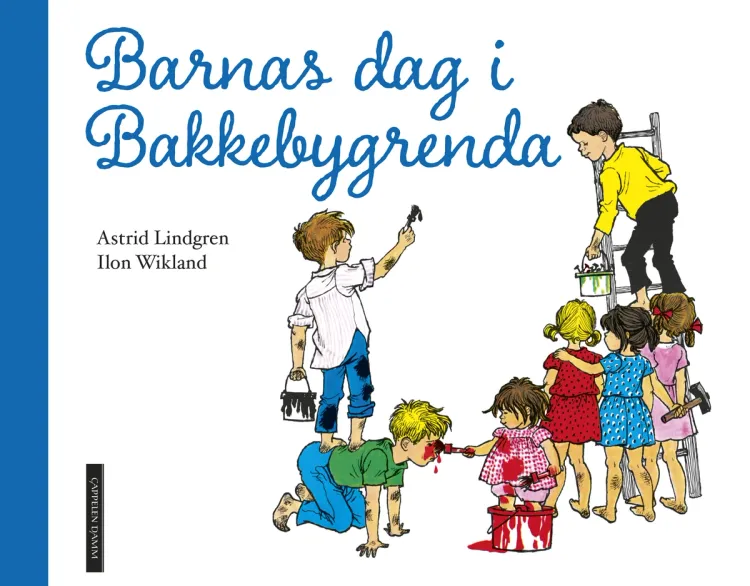 Omslag Barnas dag i Bakkebygrenda av Astrid Lindgren (Innbundet)