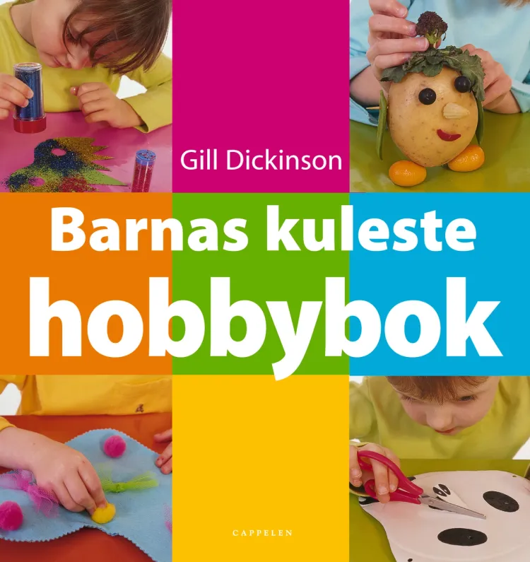 Omslag Barnas kuleste hobbybok av Gill Dickinson (Innbundet)