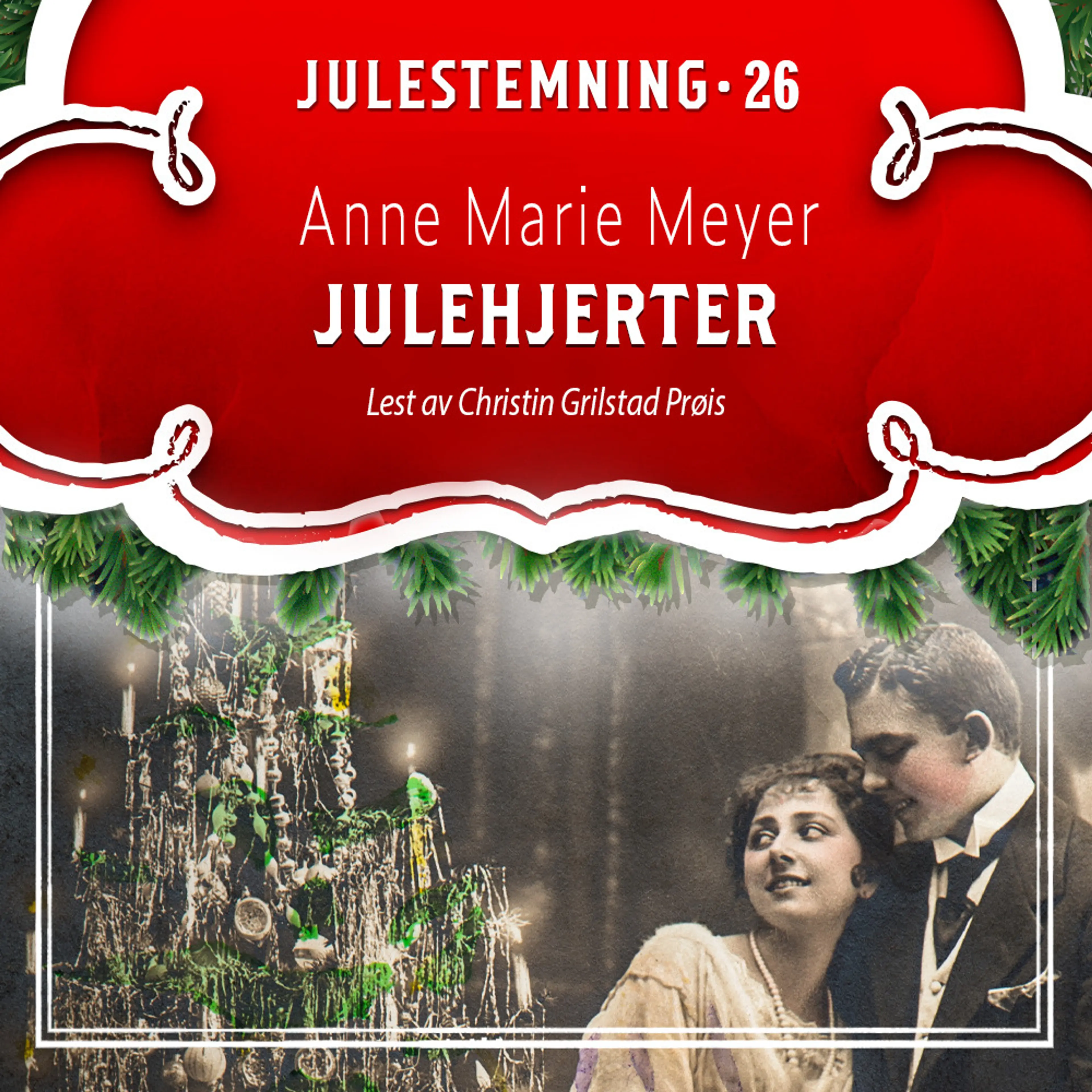 Omslag Julehjerter av Anne Marie Meyer (Lydbok)